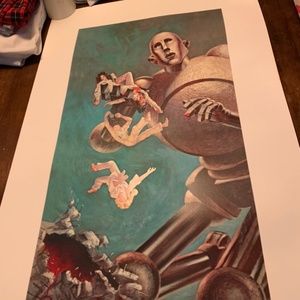“War of the Worlds “ signed original print